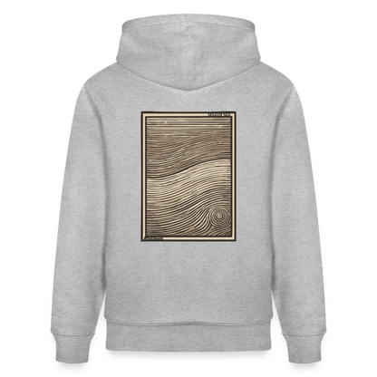 Hoodie „Herzen aus Stahl“ - Grau meliert